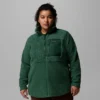 Damen Columbia Lodge™ Sherpa Fleecejacke mit durchgehendem Reißverschluss – Übergrößen