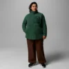 Damen Columbia Lodge™ Sherpa Fleecejacke mit durchgehendem Reißverschluss – Übergrößen