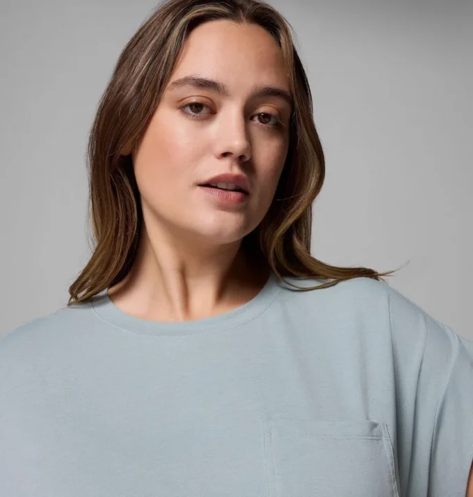 Damen Daniela Falls™ Kurzarmhemd – Übergröße