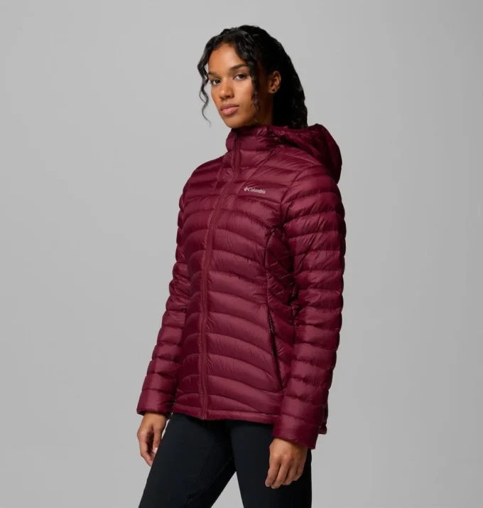 Damen-Daunenjacke mit Kapuze aus Corelite™ Damen-Daunenjacke mit Kapuze aus Corelite™
