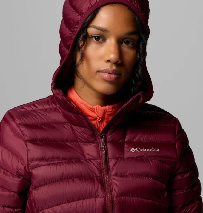 Damen-Daunenjacke mit Kapuze aus Corelite™ Damen-Daunenjacke mit Kapuze aus Corelite™