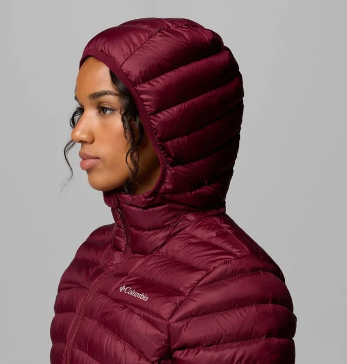 Damen-Daunenjacke mit Kapuze aus Corelite™ Damen-Daunenjacke mit Kapuze aus Corelite™