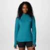 Damen Endless Trail™ Half Zip Mesh Langarmshirt