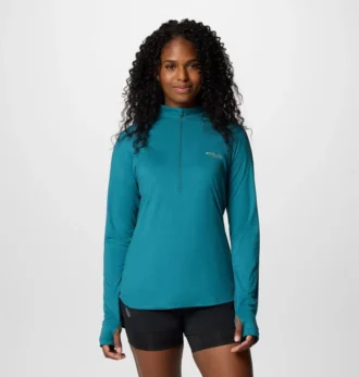 Damen Endless Trail™ Half Zip Mesh Langarmshirt
