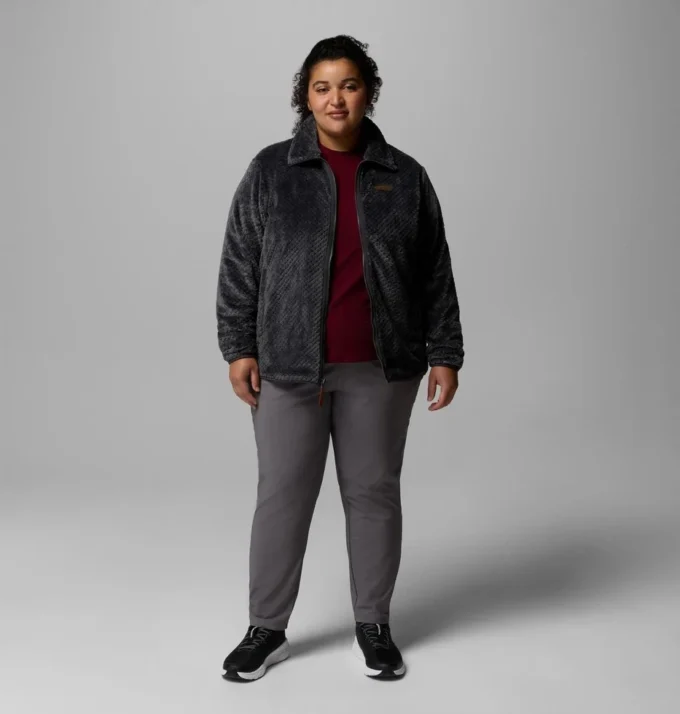 Damen Fire Side™ II Sherpa Fleecejacke mit durchgehendem Reißverschluss – Übergrößen