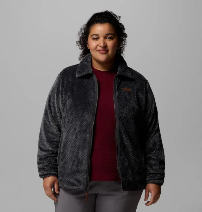 Damen Fire Side™ II Sherpa Fleecejacke mit durchgehendem Reißverschluss – Übergrößen