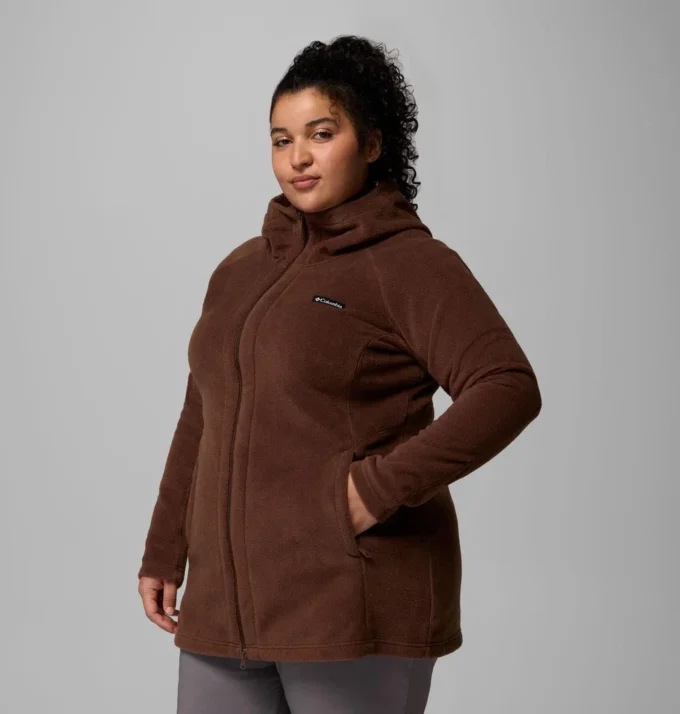 Damen-Fleece-Hoodie Benton Springs™ II Long – Übergrößen