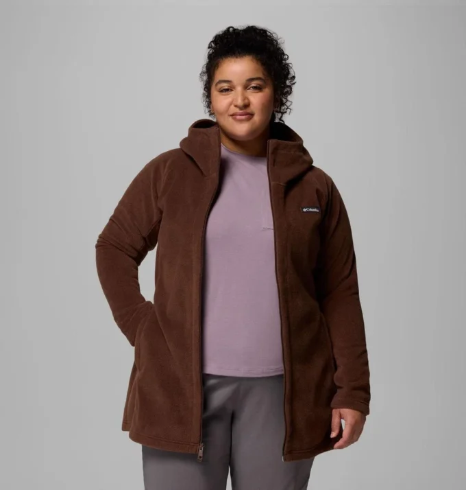 Damen-Fleece-Hoodie Benton Springs™ II Long – Übergrößen