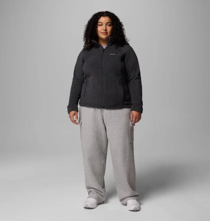 Damen-Fleecejacke Benton Springs™ mit durchgehendem Reißverschluss – Übergrößen