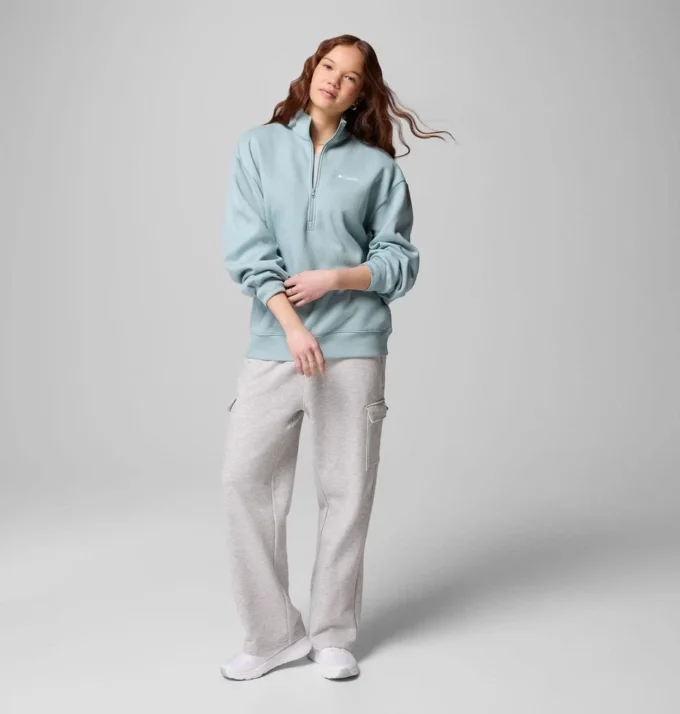 Damen-Fleecepullover Aldermore™ mit halbem Reißverschluss