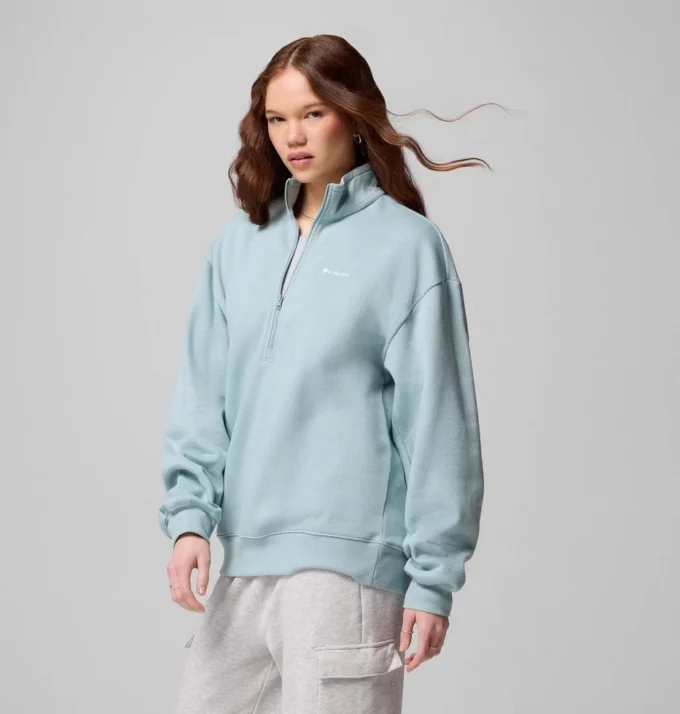 Damen-Fleecepullover Aldermore™ mit halbem Reißverschluss