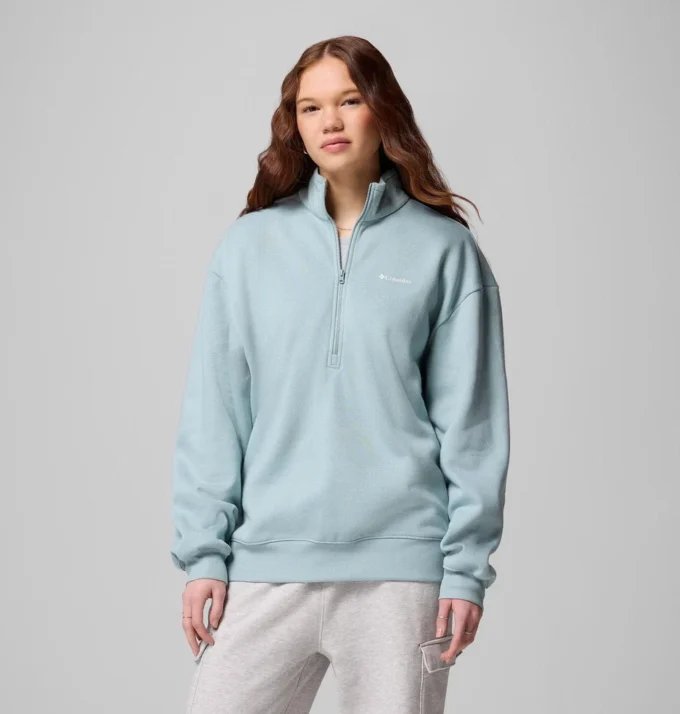 Damen-Fleecepullover Aldermore™ mit halbem Reißverschluss