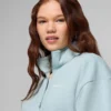 Damen-Fleecepullover Aldermore™ mit halbem Reißverschluss