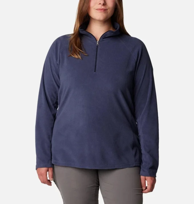Damen Glacial™ IV Half Zip Fleece – Übergrößen
