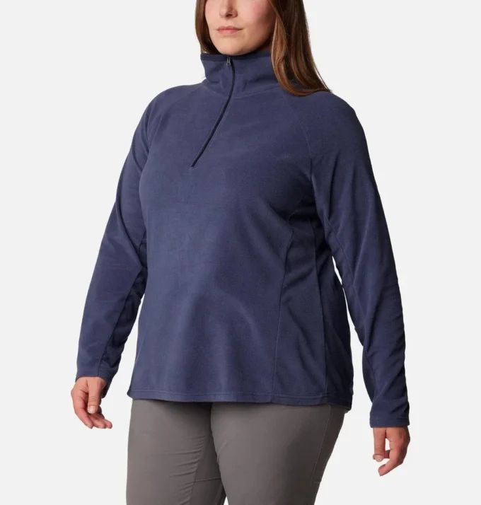 Damen Glacial™ IV Half Zip Fleece – Übergrößen
