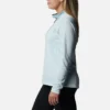 Damen-Golfpullover mit Viertelreißverschluss