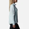 Damen-Golfpullover mit Viertelreißverschluss
