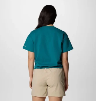 Damen Granite Point™ Strick-Shirt mit kurzen Ärmeln
