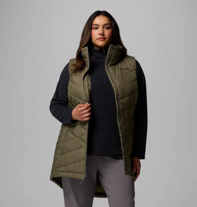 Damen Heavenly™ II Lange Weste – Übergrößen