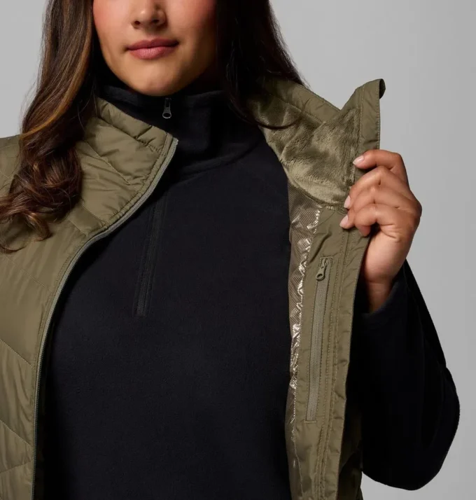 Damen Heavenly™ II Lange Weste – Übergrößen