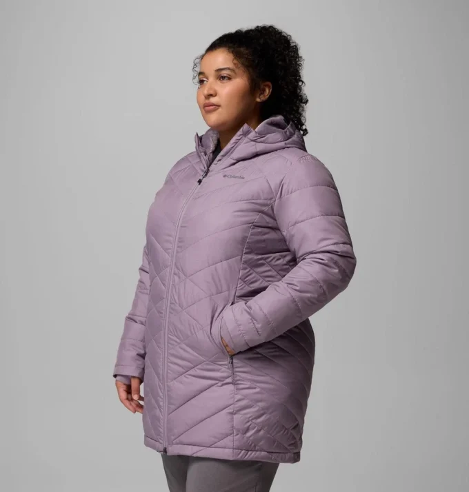 Damen Heavenly™ Lange Kapuzenjacke – Übergrößen