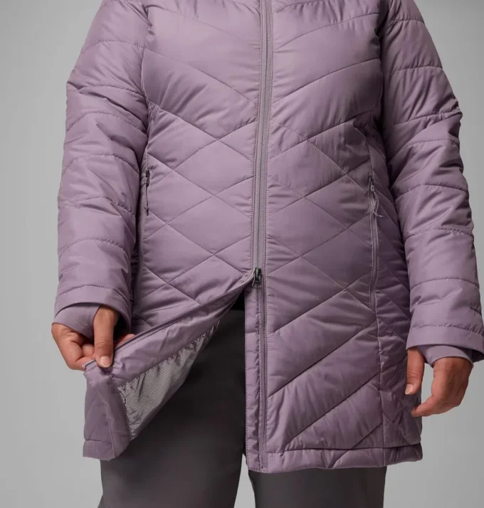 Damen Heavenly™ Lange Kapuzenjacke – Übergrößen