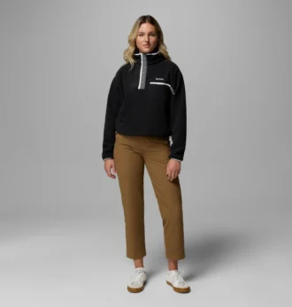 Damen Helvetia™ II Cropped Half Snap Fleece Pullover