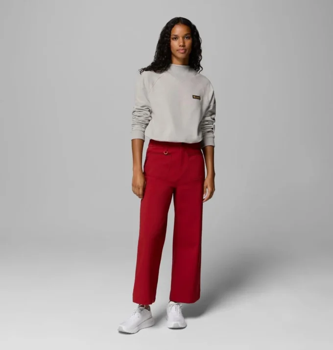 Damen High Cascades™ Crop French Terry Langarmshirt