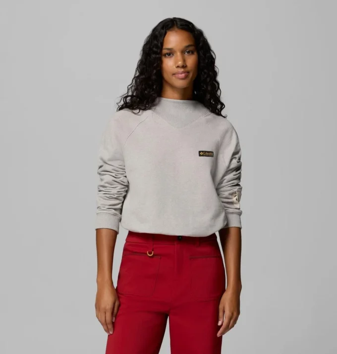 Damen High Cascades™ Crop French Terry Langarmshirt