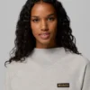 Damen High Cascades™ Crop French Terry Langarmshirt
