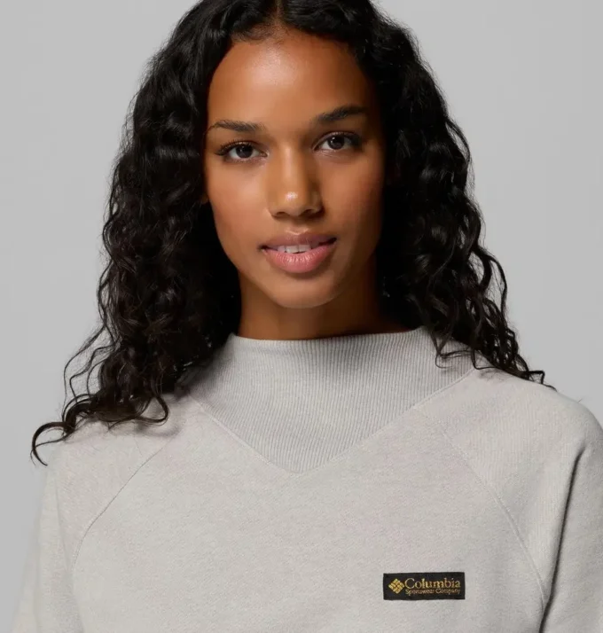 Damen High Cascades™ Crop French Terry Langarmshirt