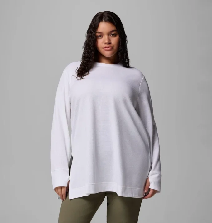 Damen Holly Hideaway™ Waffel-Tunika – Übergröße Damen Holly Hideaway™ Waffel-Tunika – Übergröße