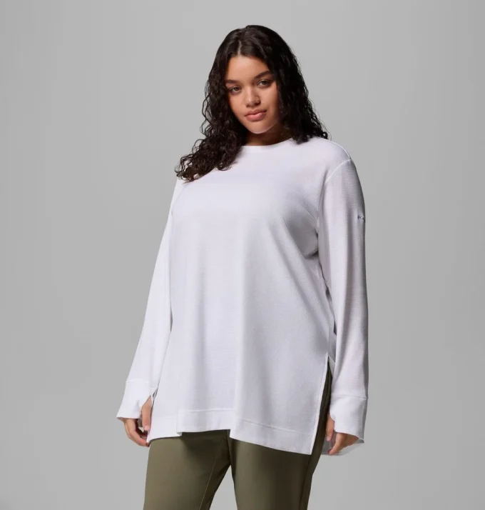 Damen Holly Hideaway™ Waffel-Tunika – Übergröße Damen Holly Hideaway™ Waffel-Tunika – Übergröße
