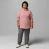 Damen Holly Hideaway™ Waffelpullover mit Rollkragen – Übergröße Damen Holly Hideaway™ Waffelpullover mit Rollkragen – Übergröße