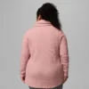 Damen Holly Hideaway™ Waffelpullover mit Rollkragen – Übergröße Damen Holly Hideaway™ Waffelpullover mit Rollkragen – Übergröße
