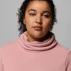 Damen Holly Hideaway™ Waffelpullover mit Rollkragen – Übergröße Damen Holly Hideaway™ Waffelpullover mit Rollkragen – Übergröße
