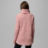 Damen Holly Hideaway™ Waffle Cowl Neck Pullover