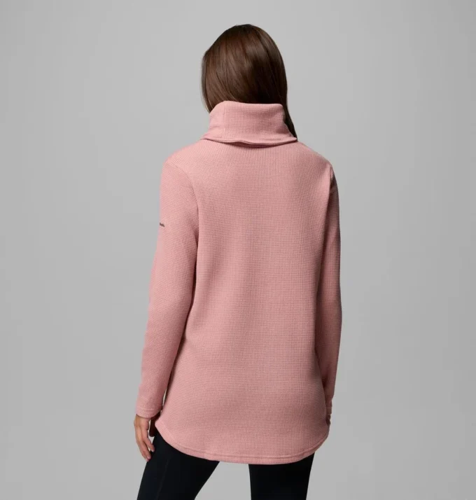 Damen Holly Hideaway™ Waffle Cowl Neck Pullover