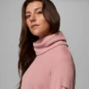 Damen Holly Hideaway™ Waffle Cowl Neck Pullover