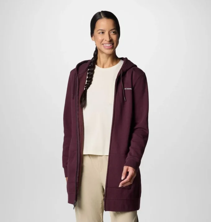 Damen-Hoodie Burr Trail™ mit durchgehendem Reißverschluss