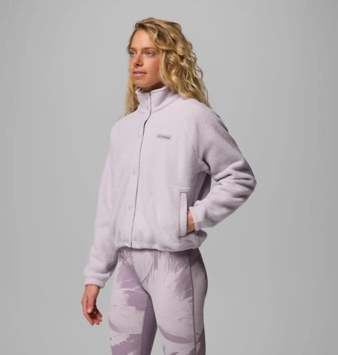 Damen Jasper Ridge™ Pebbled Fleece Full Snap