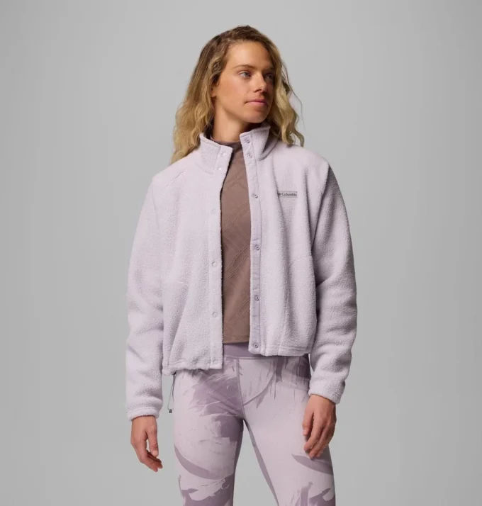 Damen Jasper Ridge™ Pebbled Fleece Full Snap