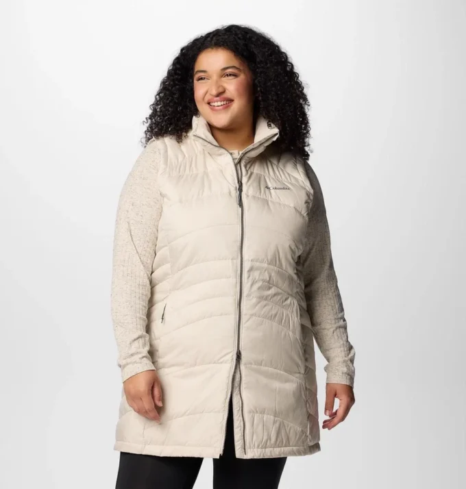Damen Karis Gale™ Lange Weste – Übergrößen Damen Karis Gale™ Lange Weste – Übergrößen