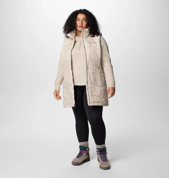 Damen Karis Gale™ Lange Weste – Übergrößen Damen Karis Gale™ Lange Weste – Übergrößen