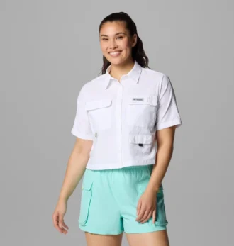 Damen-Kurzarmhemd PFG Open Water™