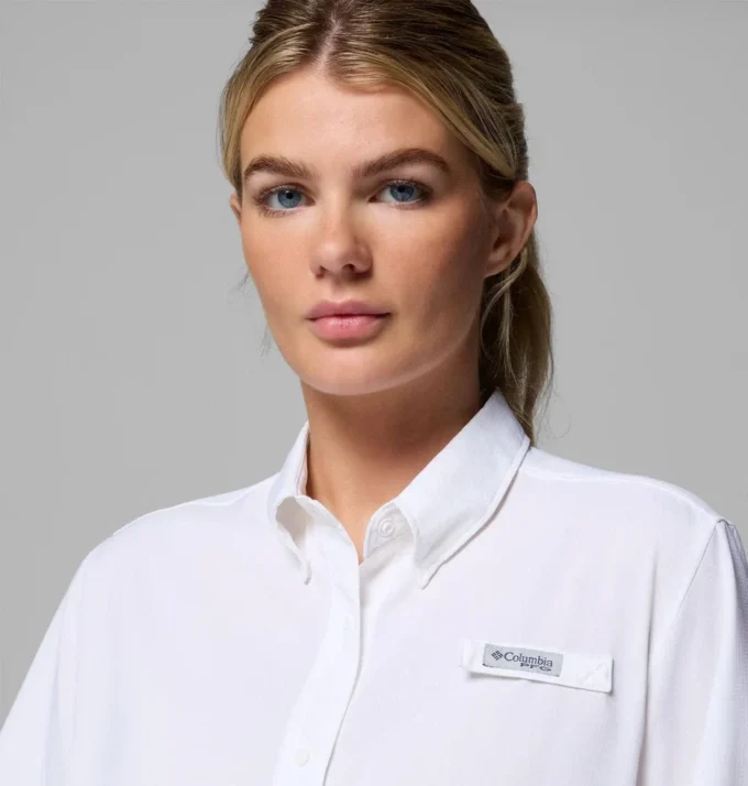 Damen-Kurzarmhemd PFG Tamiami™ II