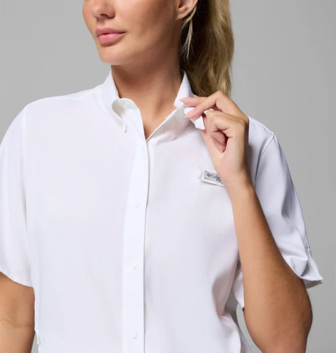 Damen-Kurzarmhemd PFG Tamiami™ II