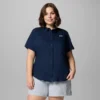 Damen-Kurzarmhemd PFG Tamiami™ II – Übergrößen