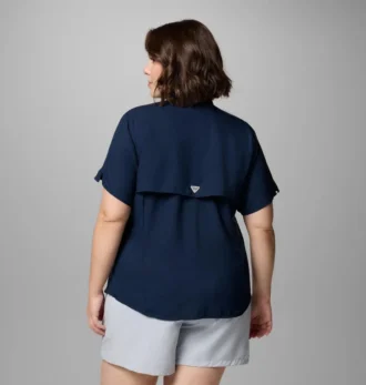 Damen-Kurzarmhemd PFG Tamiami™ II – Übergrößen