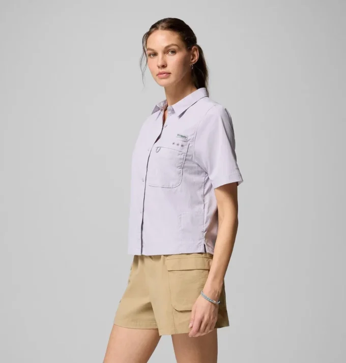 Damen-Kurzarmhemd PFG Wild Cast™